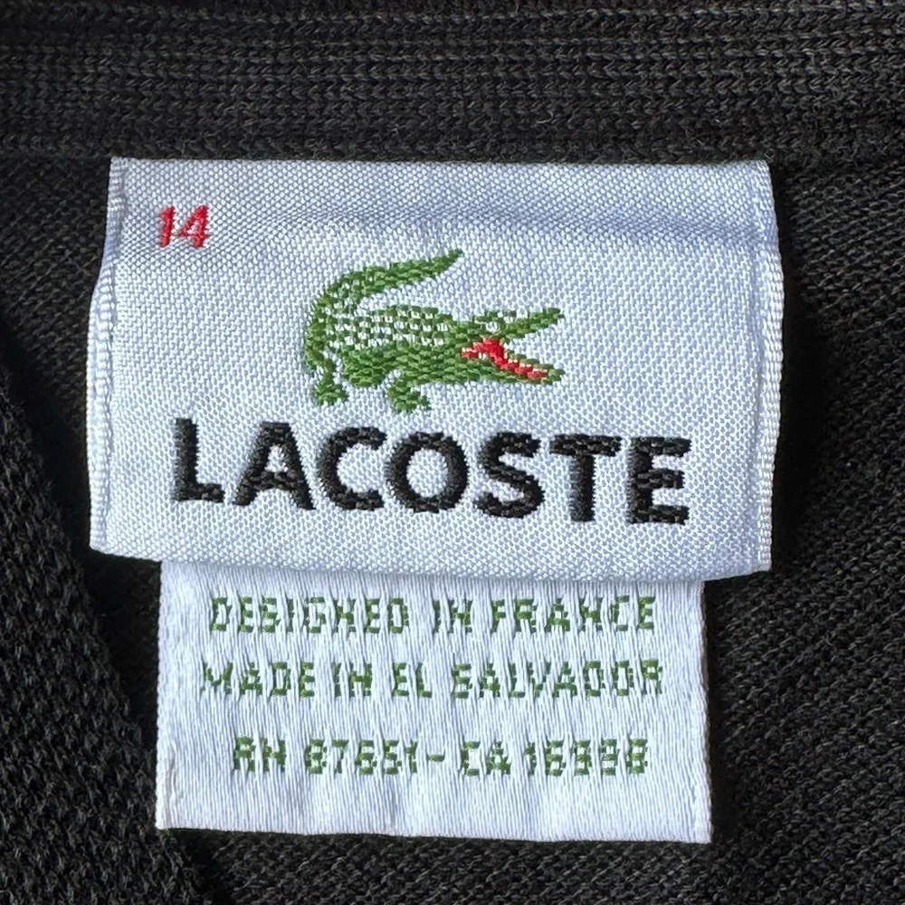 Lacoste Kids Cotton Piqué Polo Shirt size 14 - Picture 4 of 7